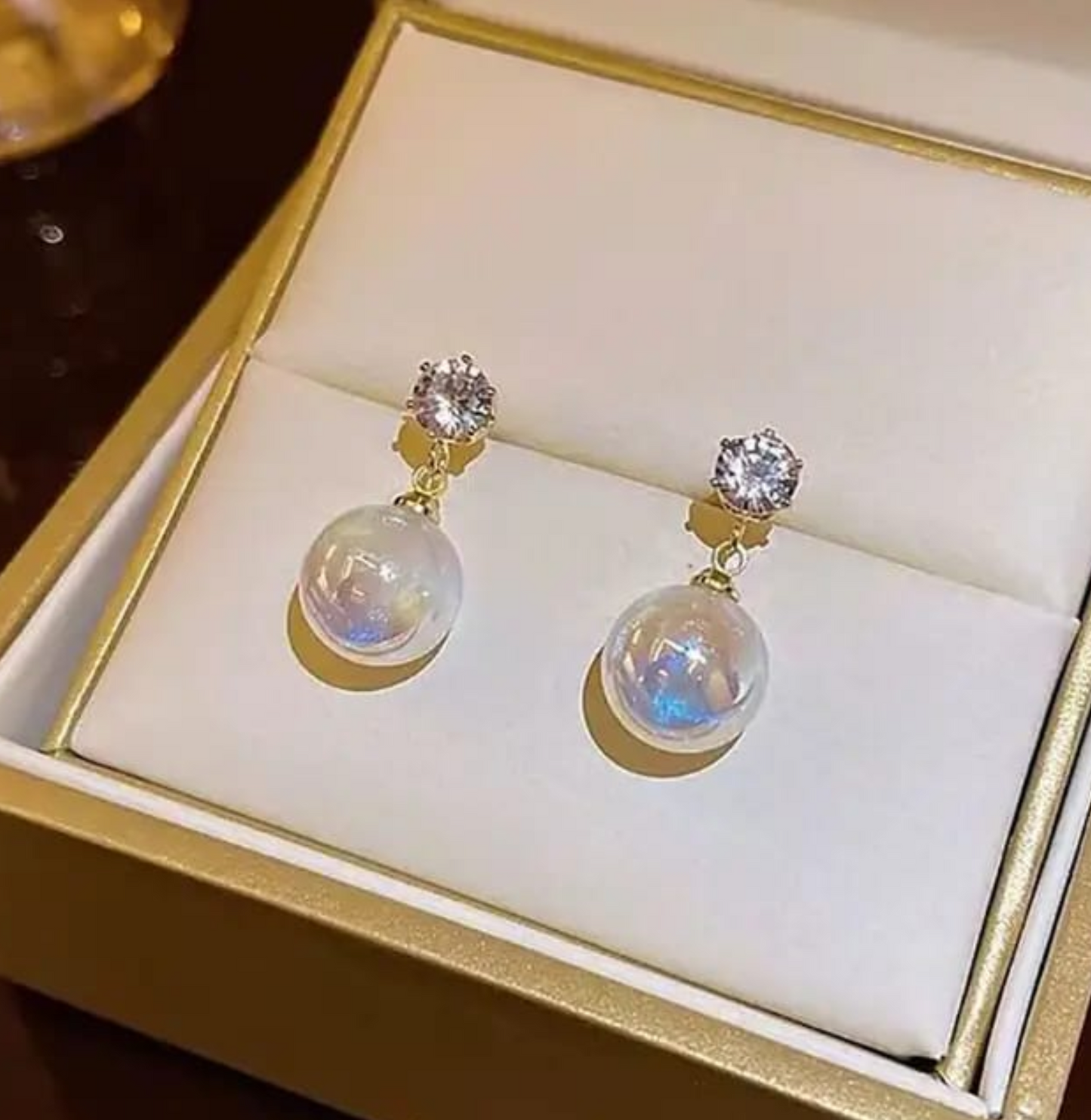 Pearl Orb Earrings