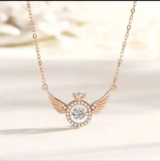 Angel ✨wing heart pendant